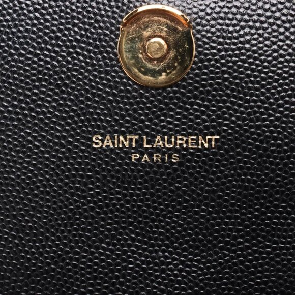 ๐ Saint Laurent Paris Kate Leather Chain Shoulder Bag Black 354121 - Picture 8 of 11